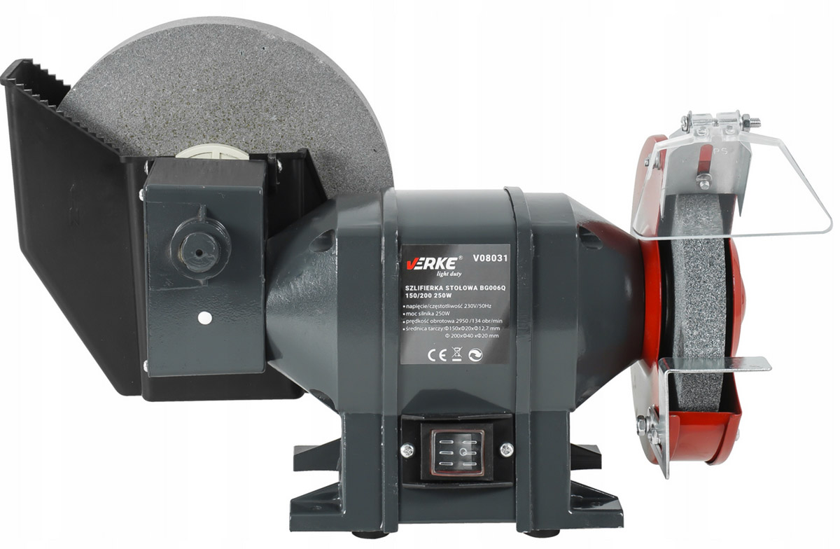 Szlifierka Stołowa 250W Sieciowa 150/200mm 2950 Rpm