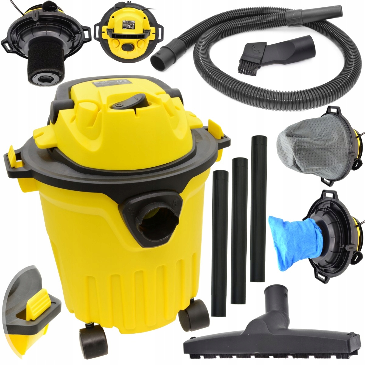 Vysavač/praktický/ 1250W 15L Suchý-mokrý Geko