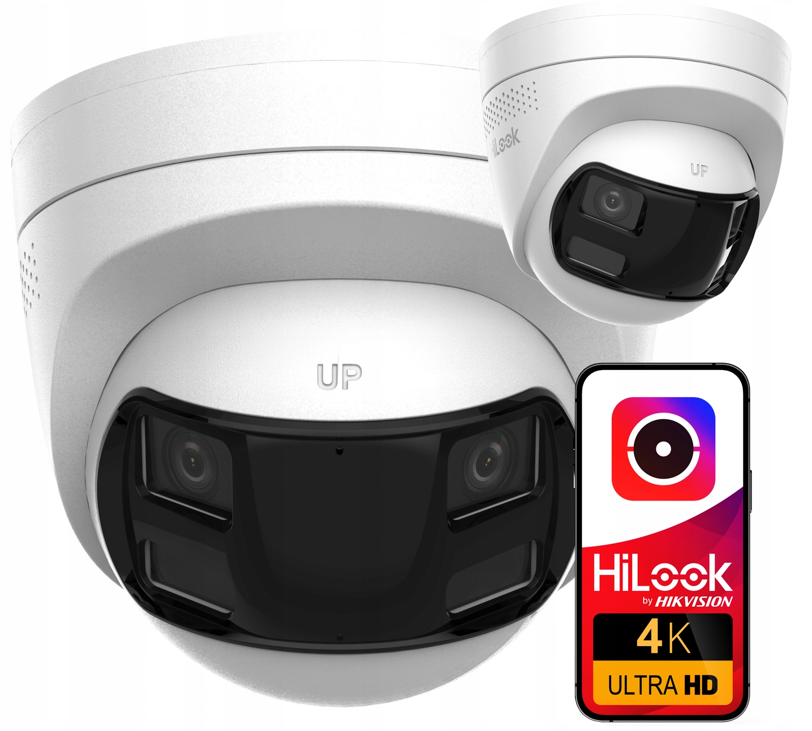 Ip kamera 8MPx 4K HiLook by Hikvision IPC-T280HAD-LUF/SL panoramatická 180°