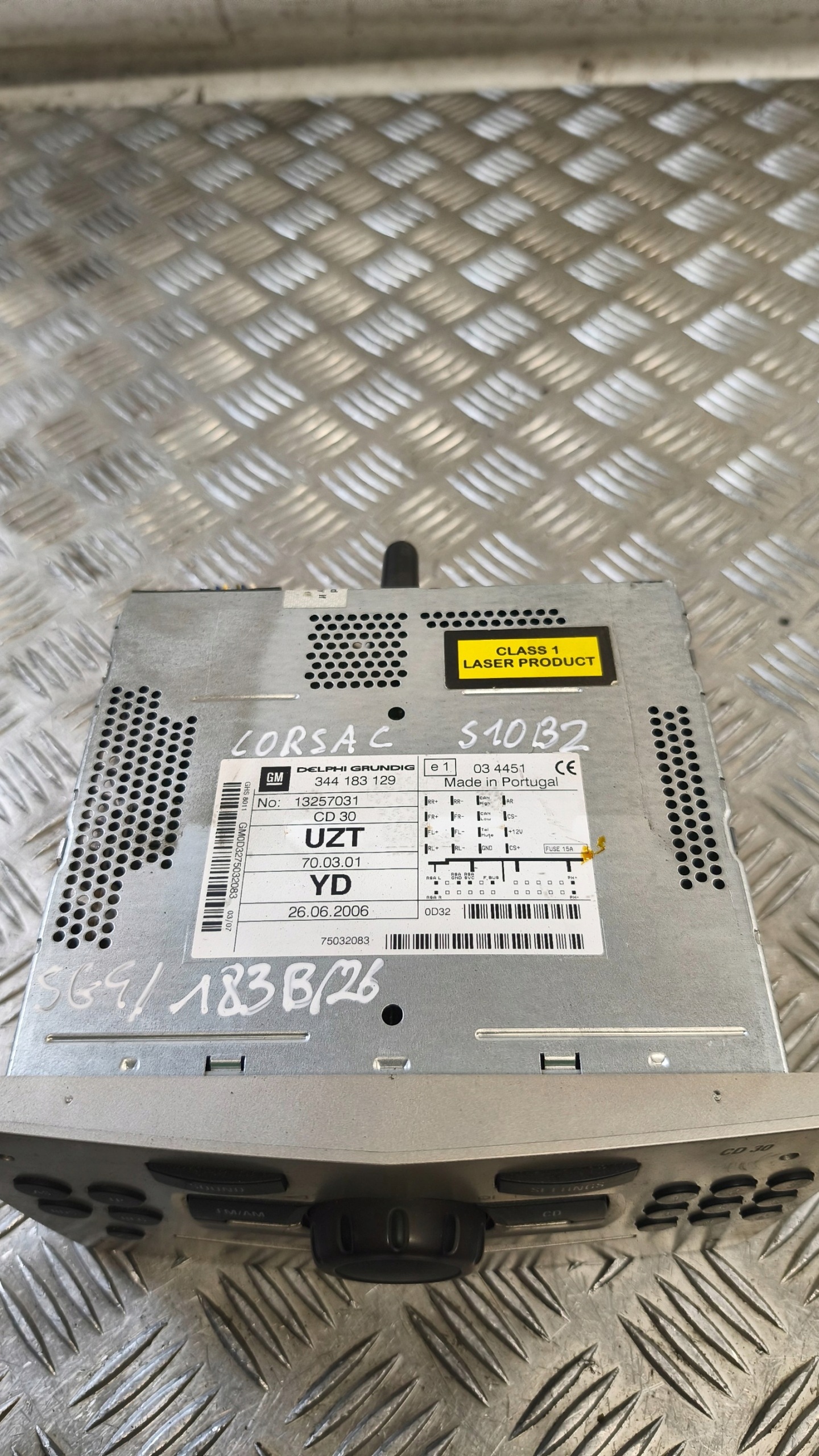 RADIO OPEL CORSA C 2001r 344183129