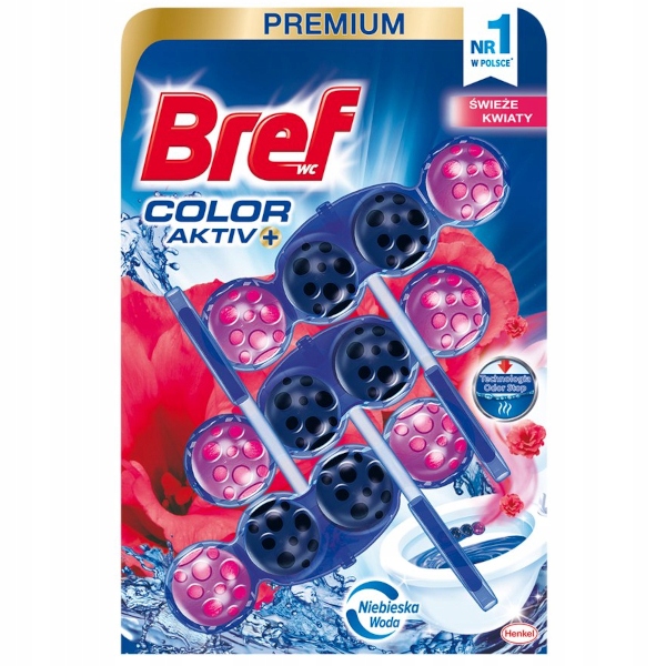 

Bref Color Activ Flowers Zawieszka do Wc 3x50g