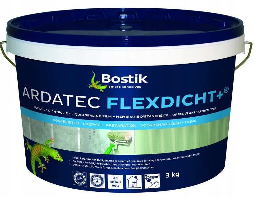 Bostik Ardatec Flexdicht+ 3 kg folia w płynie, izolacja łazienek