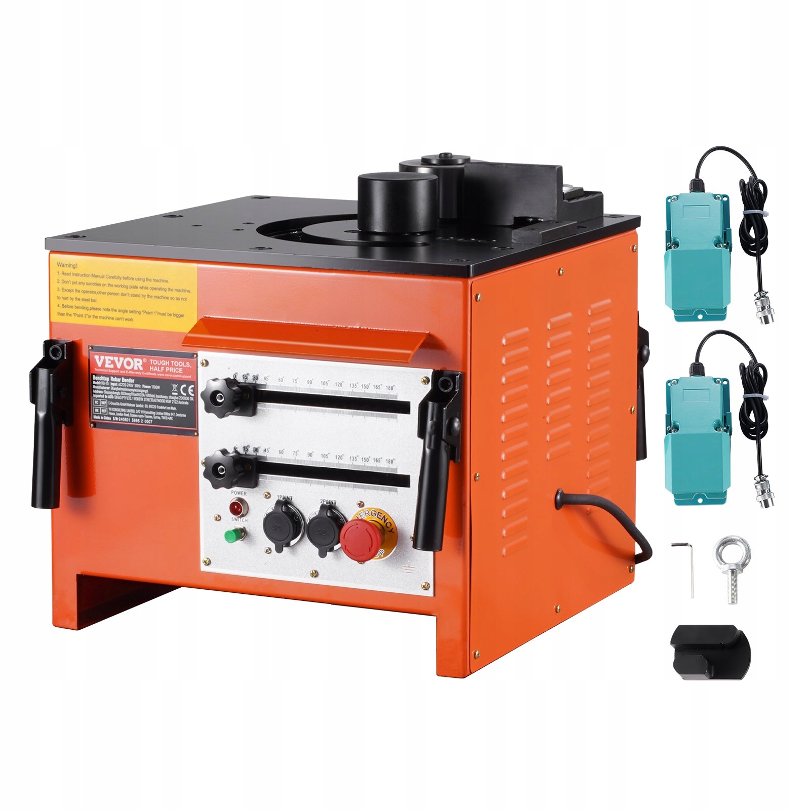 Elektrická stolní ohýbačka trubek 1700 W 4-25 mm