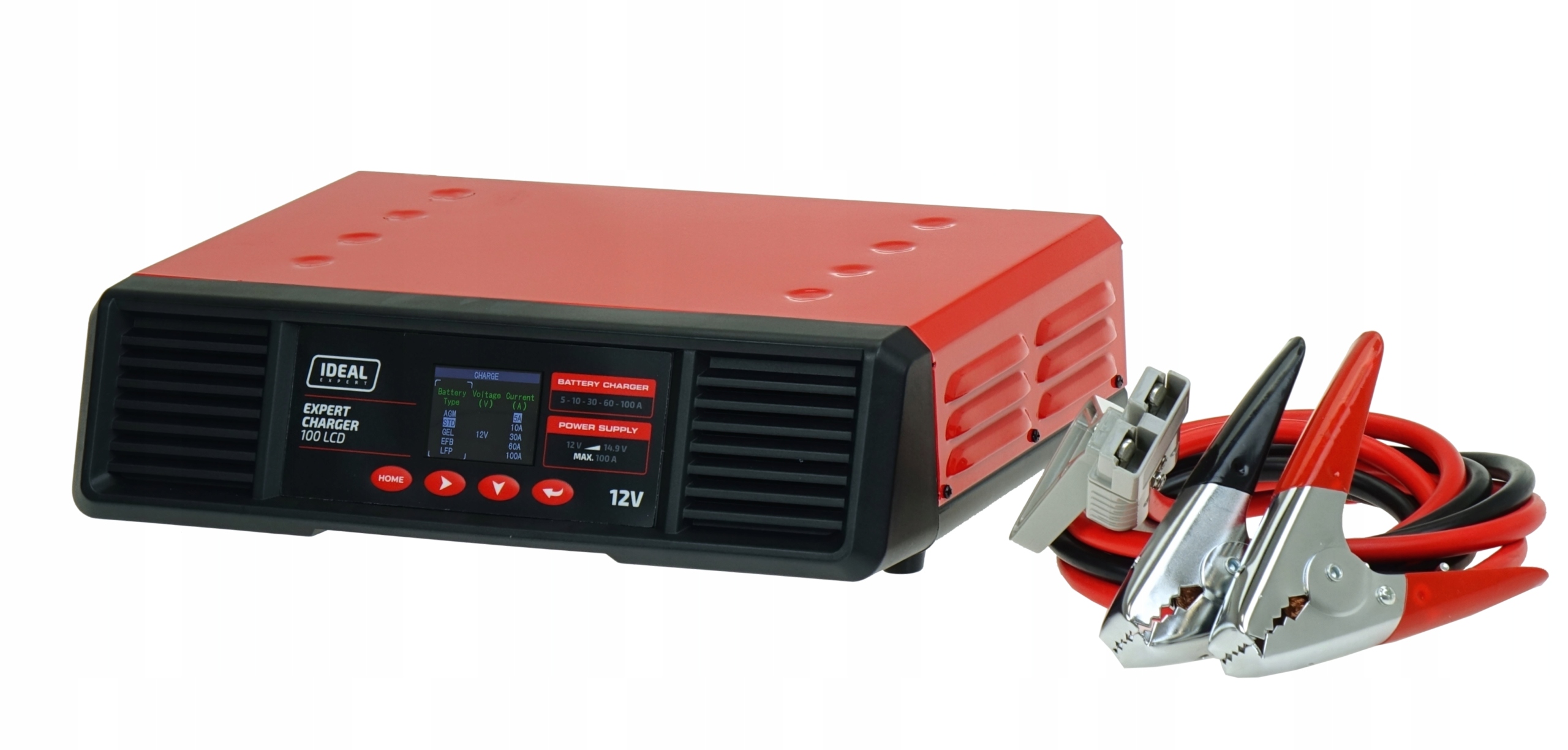 Narovnávač S Automobilovým Štartom Ideal Expert Charger 100 12V 100A Silný