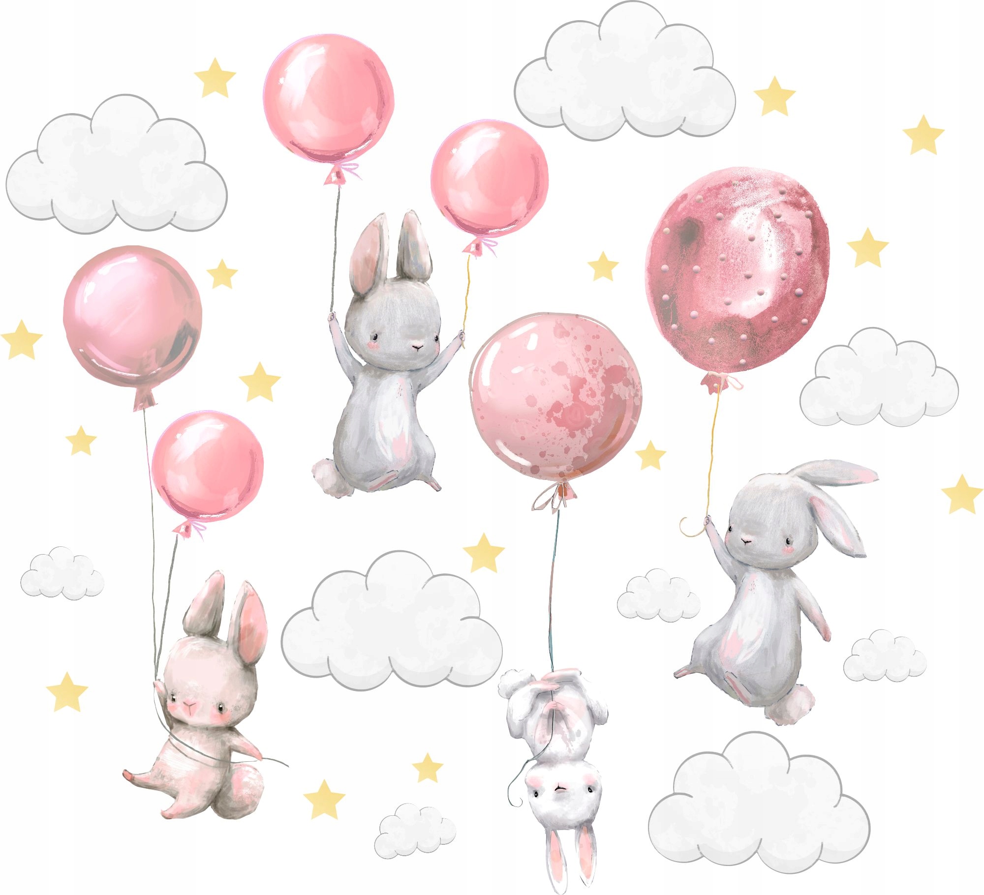 

Naklejki ścienne Króliczki balony dla dzieci 200 3