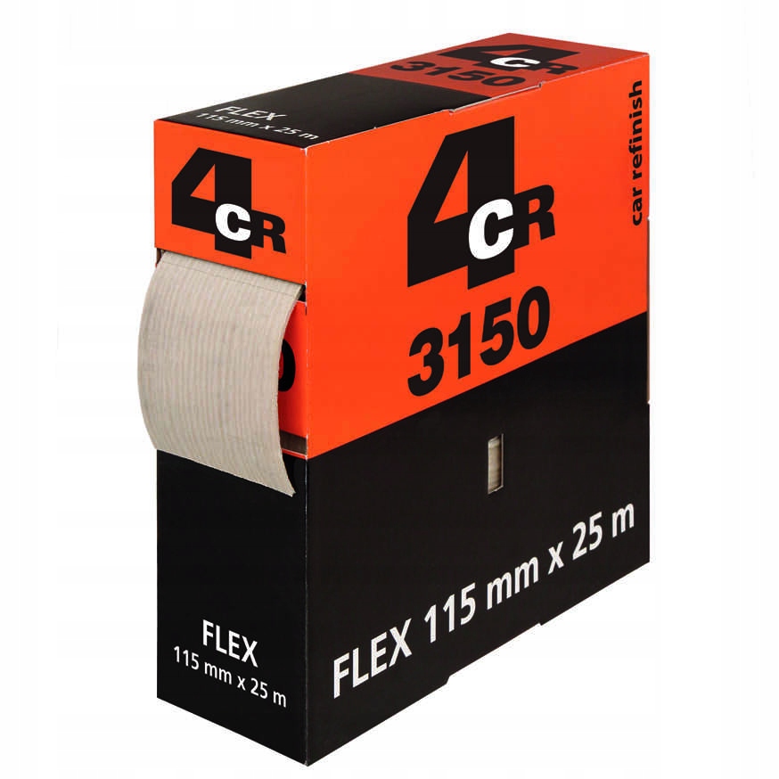 

4CR Papier ścierny na piance Flex P400
