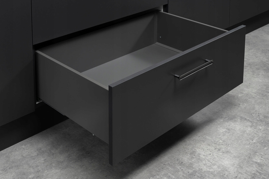 Šuplík Hafele Matrix S Slim 2.0 Vysoká H199 500 Antracit matná