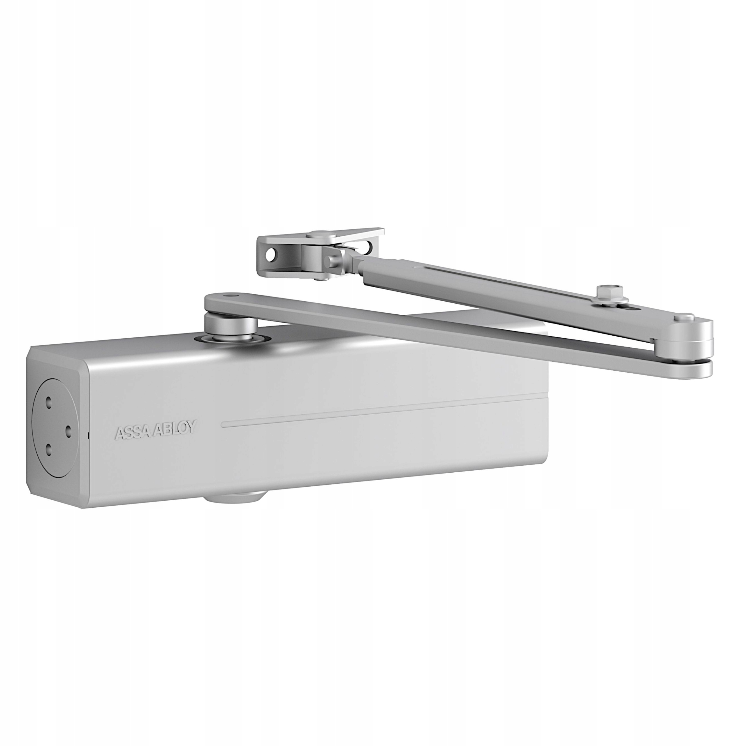 samozatvárač Assa Abloy DC200 s ramenom, strieborný