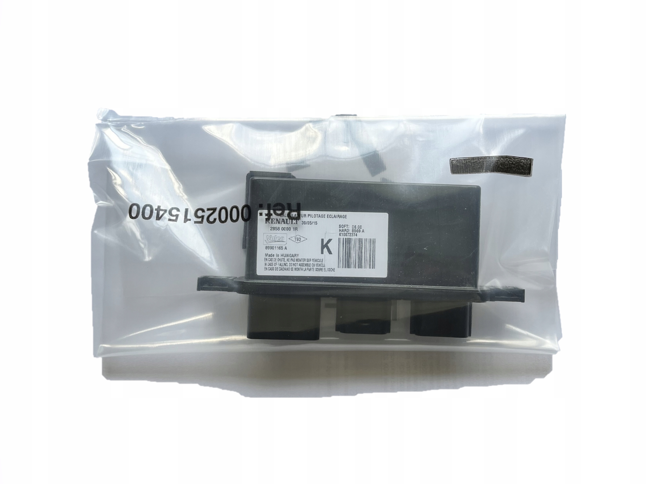 MODUŁ ŚWIATEŁ RENAULT LAGUNA III 285800001R Ory opakowanie