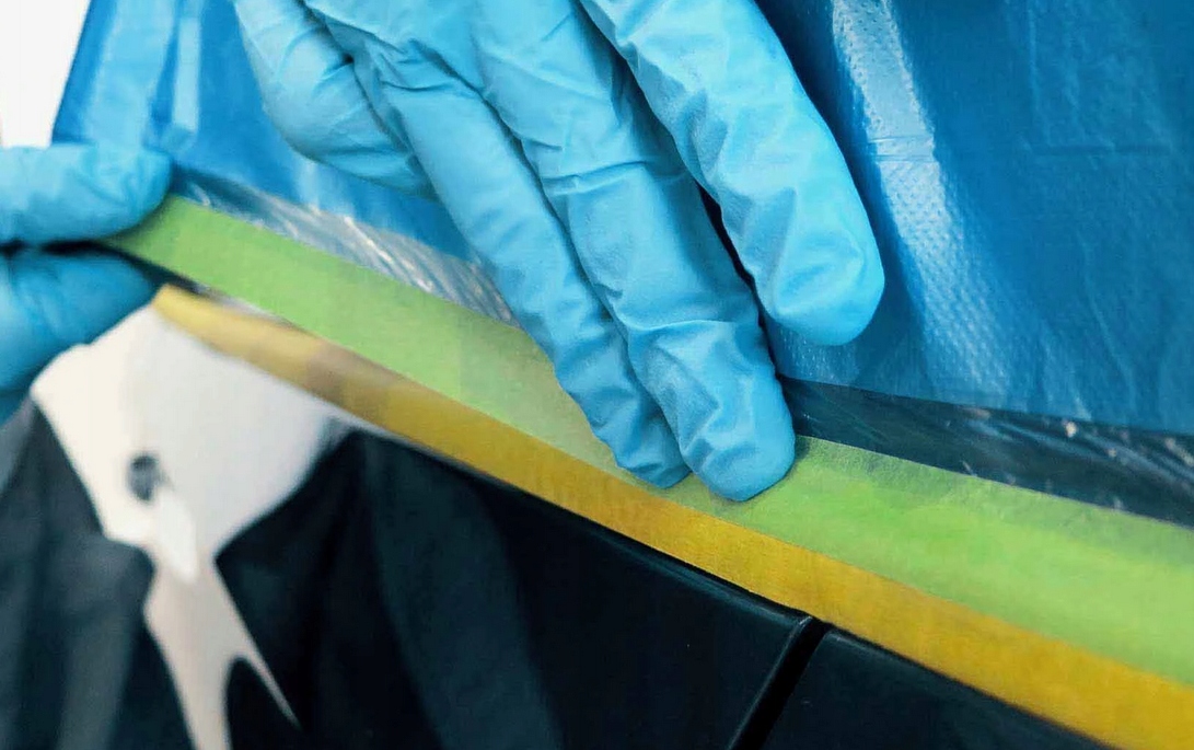 0,35m x 25m FOLIA OCHRONNA Z TAŚMĄ 35cm INDASA 419 Kod producenta 419i