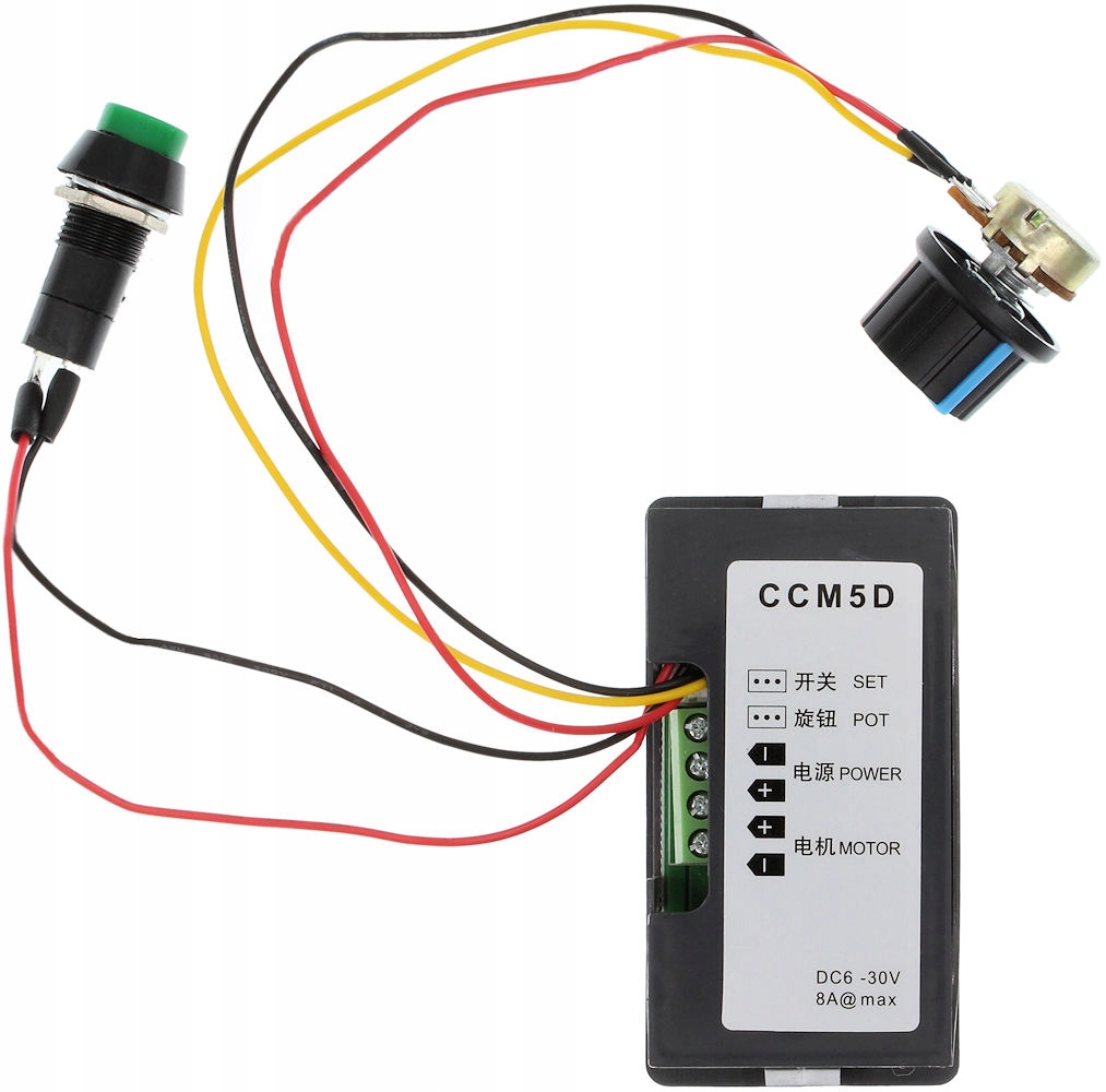 Regulator Silnika PWM Sterownik 6-30V DC 8A CCM5D Producent ACS