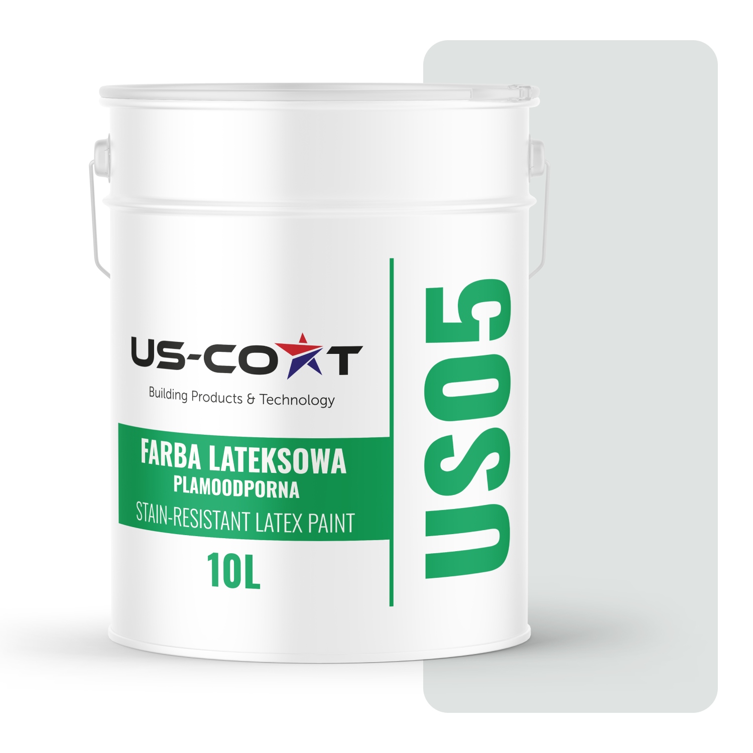 Latexová Odolná Farba Biela Zlomená V Khaki H1675 10L Mat