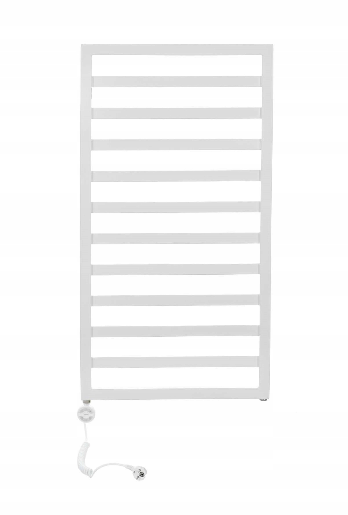 Elektrický kúpeľňový radiátor Dekoračný Frame 600 W Timer biely mat