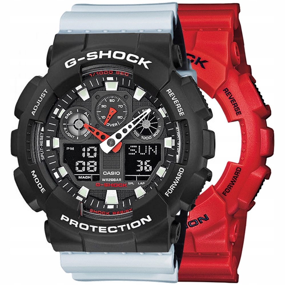 Hodinky Casio G-Shock Set GA-100B-4AER Luneta 10508136 Řemínek 10527469 20