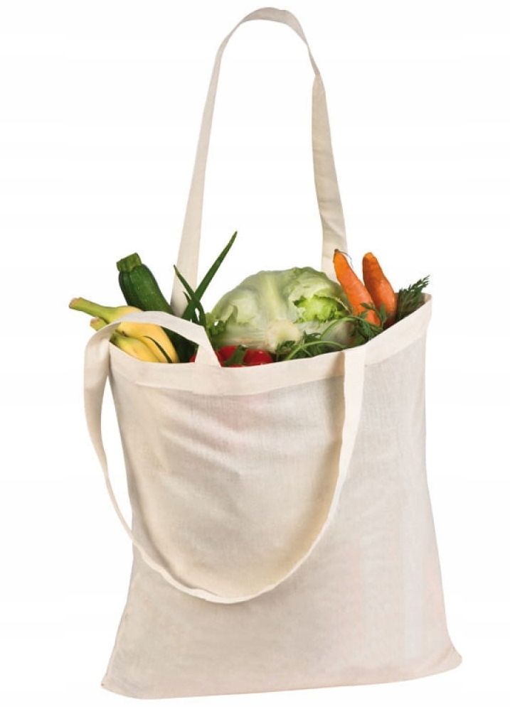 

Torba bawełniana ekologiczna 140g ecru naturalna