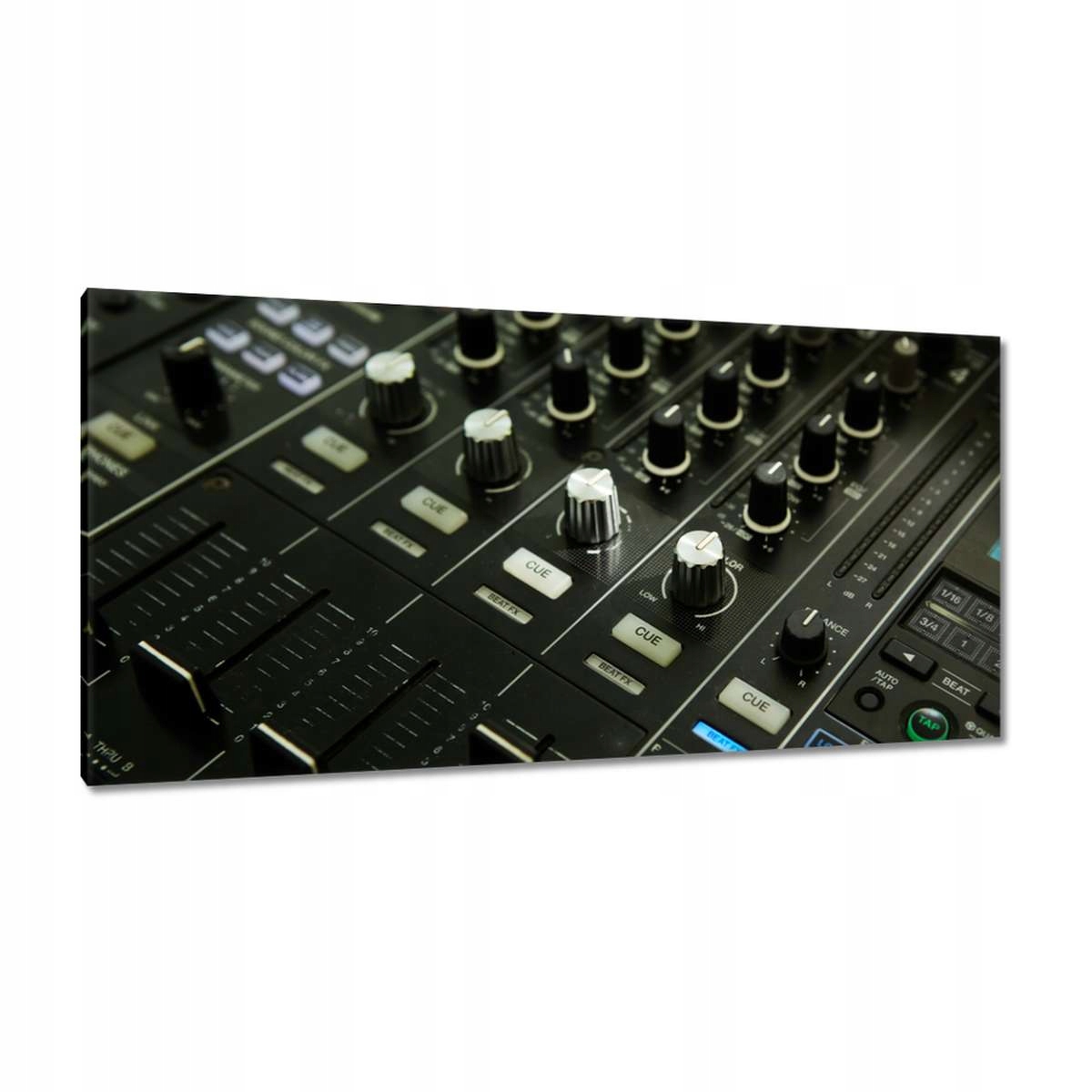 Obrazy 115x55 Černý ovladač mixéru