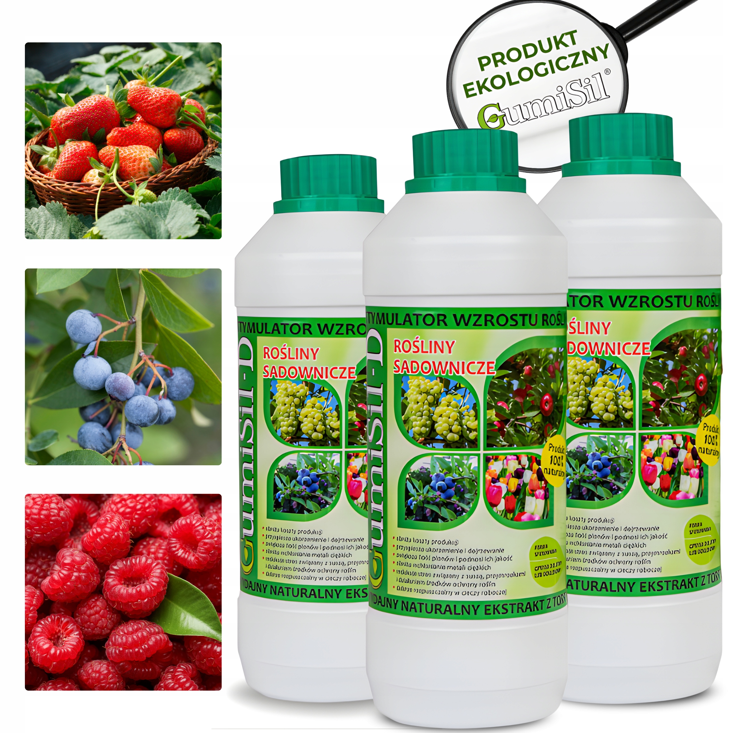 3x Biostimulátor na ovocie, kvety a kríky Trichoderma Eko GumiSil-D 1L