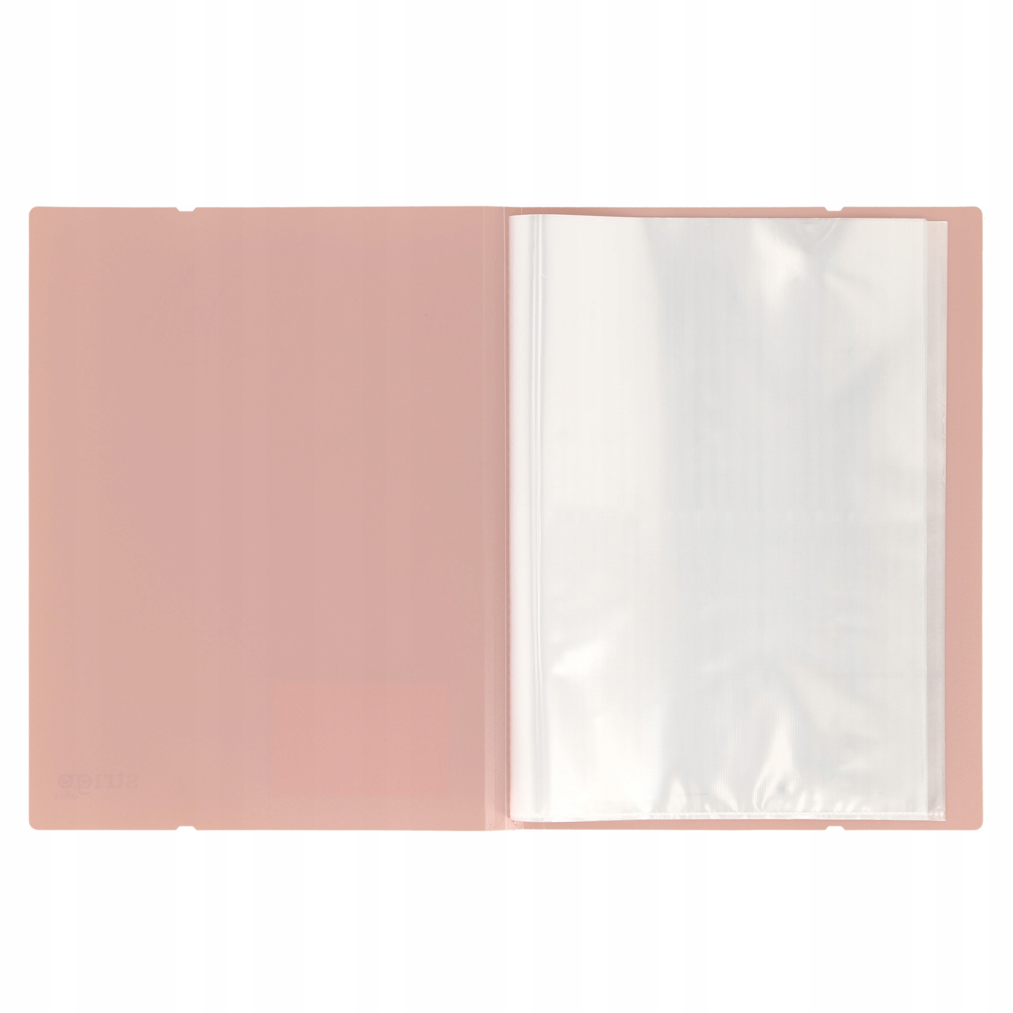 Album ofertowy teczka ofertowa Strigo A4 20 koszulek gumka zgaszony różowy Marka Strigo