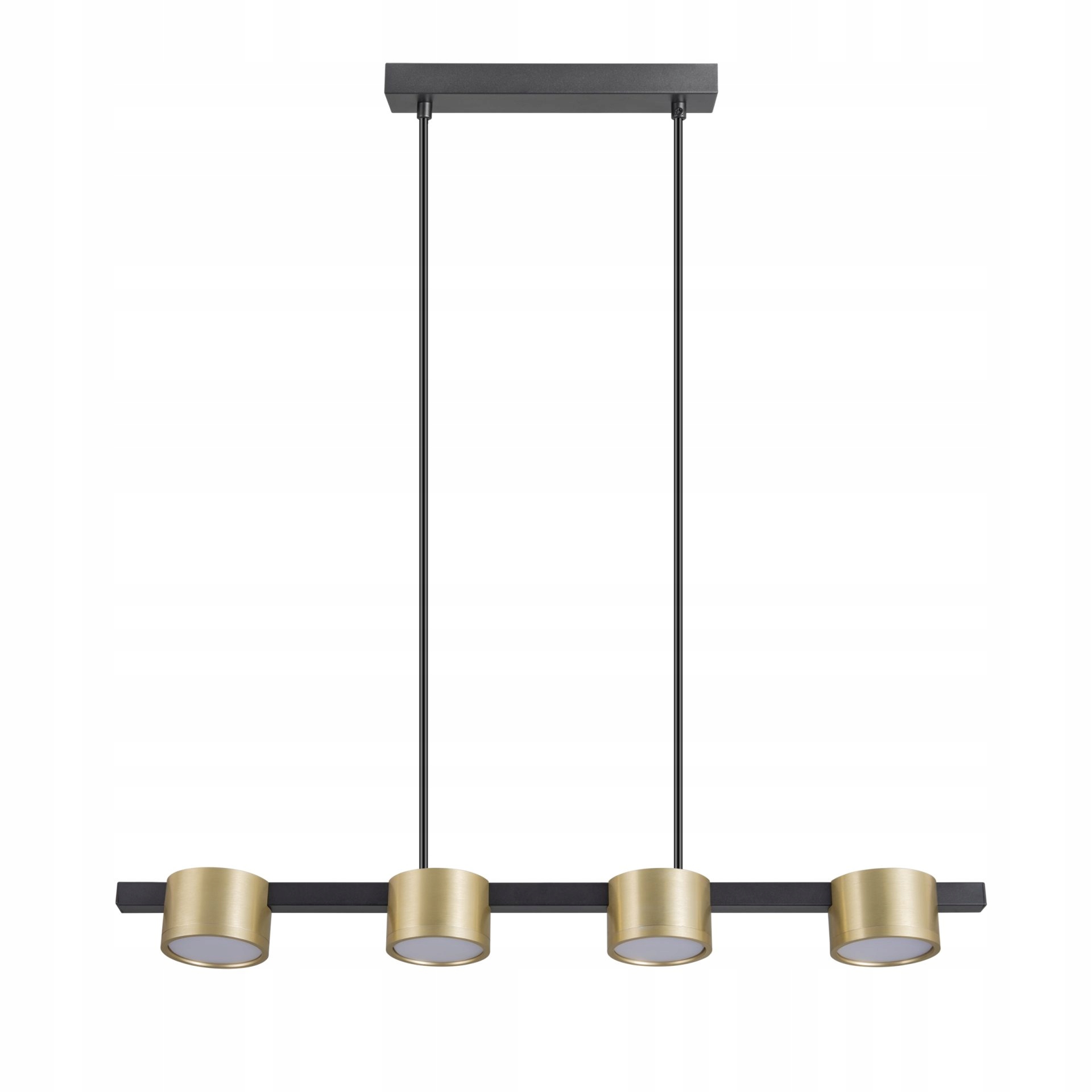 Závěsné Stropní Svítidlo Závěs 4x GX53 Černá Zlatá Mirella Sanico Goldlux