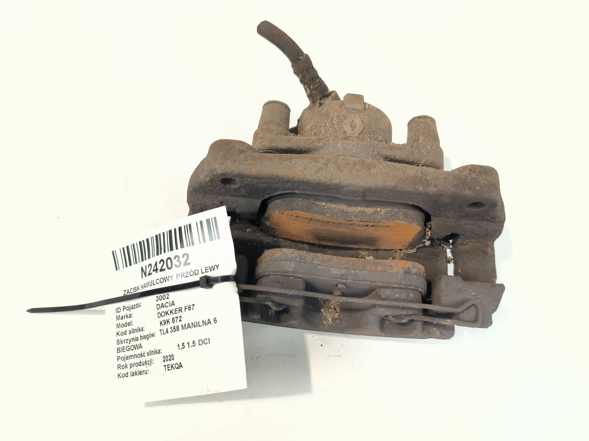 caliper brake front left DACIA DOKKER F67