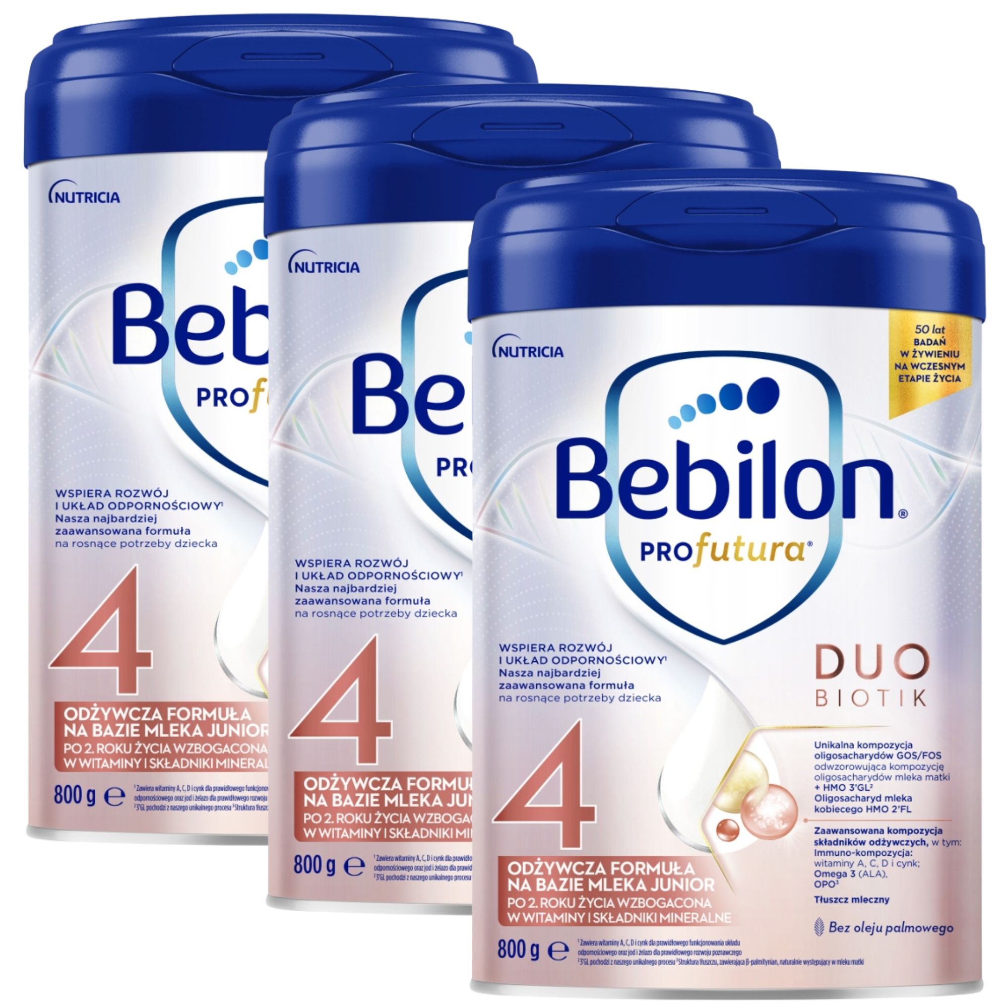 Bebilon 4 ProFutura Duobiotik mleko modyfikowane powyżej 2 roku 800 g