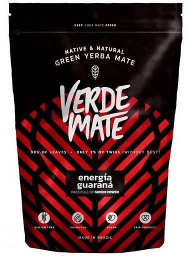Yerba Mate Green Energia Guarana 500 g Verde Mate