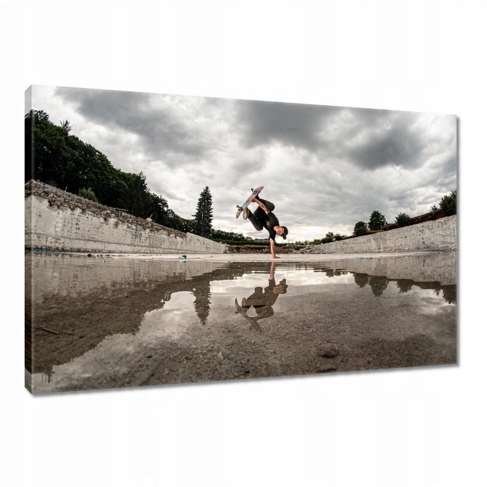 

Obrazy 90x60 Deskorolka Deska Skoki