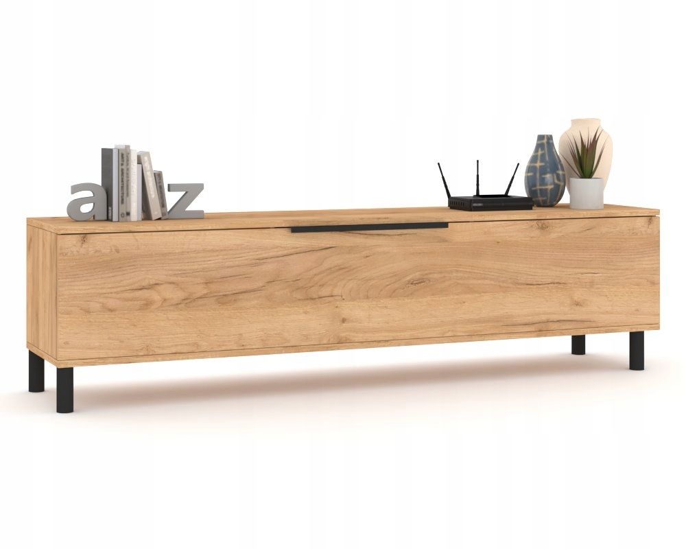 Stojící Rtv skříňka Komoda do obývacího pokoje s držákem Simply Dub Craft Zlatá 180