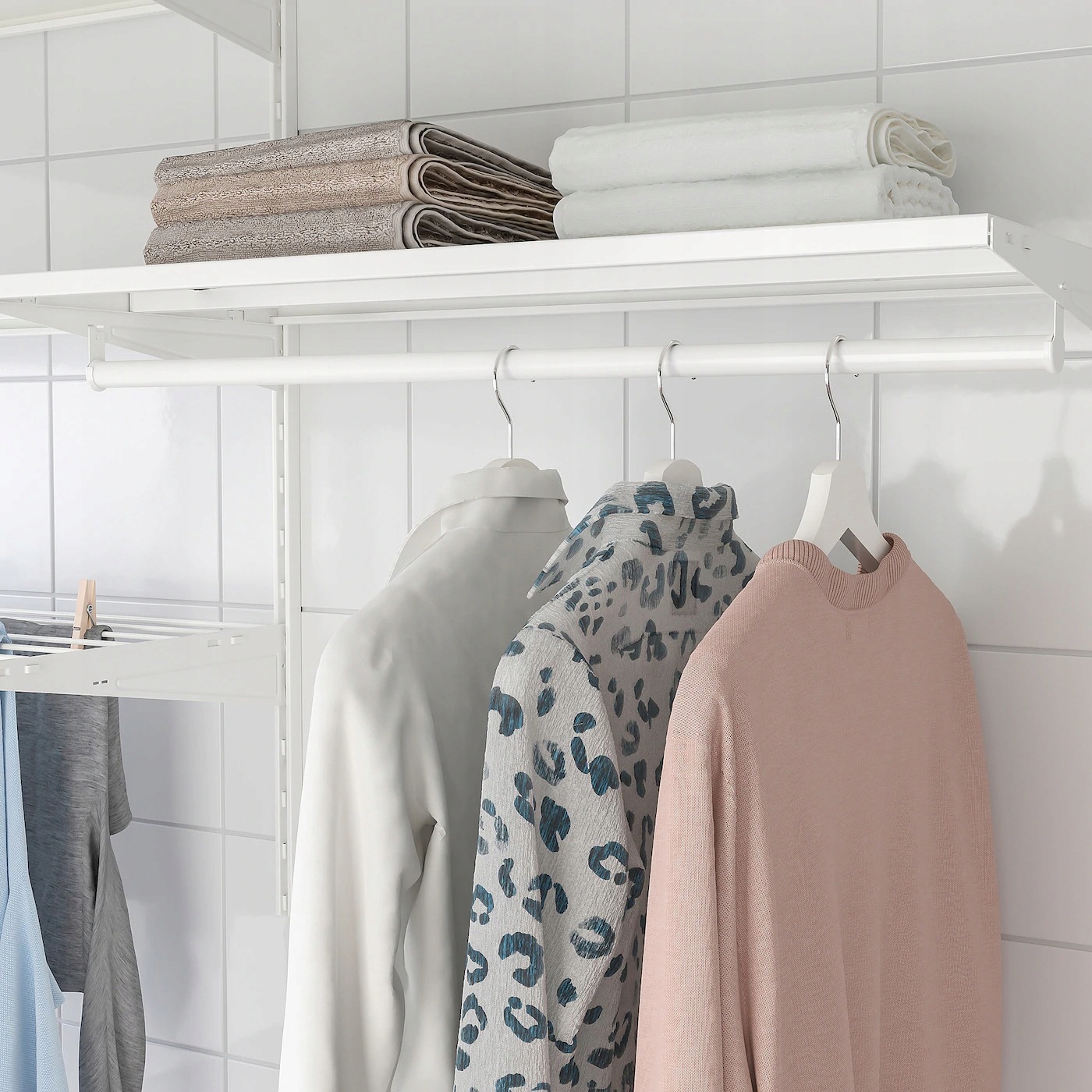 PÓŁKA ŚCIENNA BOAXEL METAL BIAŁY 60X40CM Marka Ikea