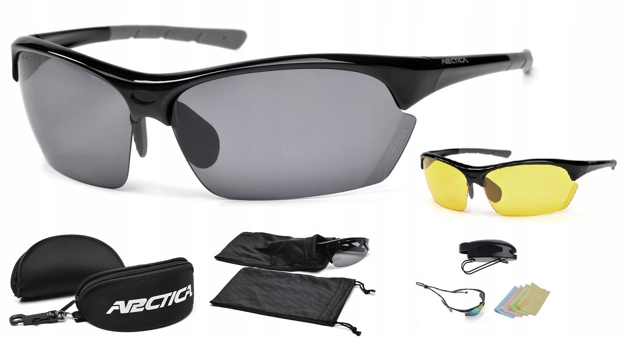 Sportovní Brýle Arctica S-312 Vyměnitelné Polarizační Skla Filtry