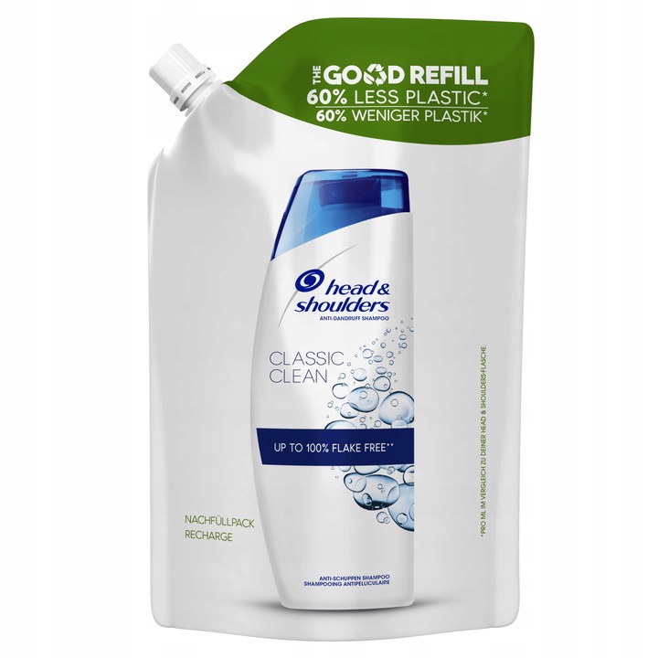 Head & Shoulders Classic Clean szampon ZAPAS 480 ml