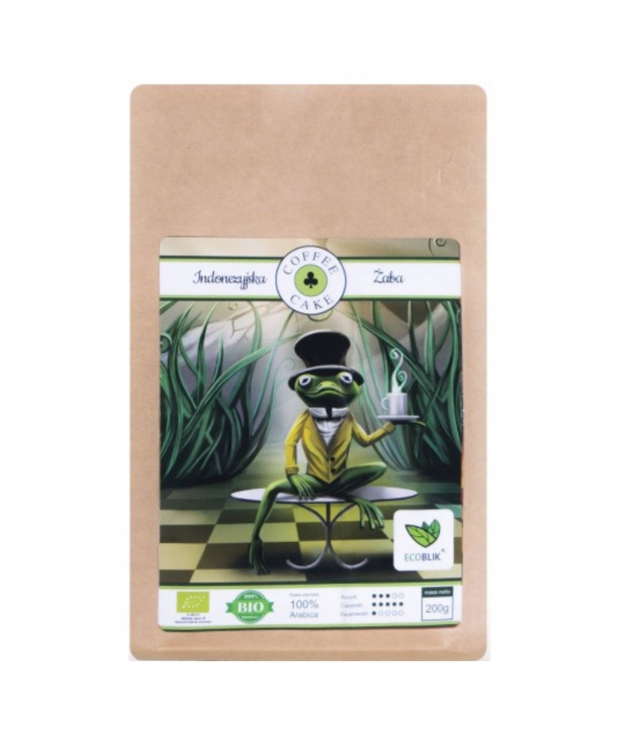 Levně Káva Zrnková 100% Arabica Ekologická Aliness Indonéská Bio 1 kg