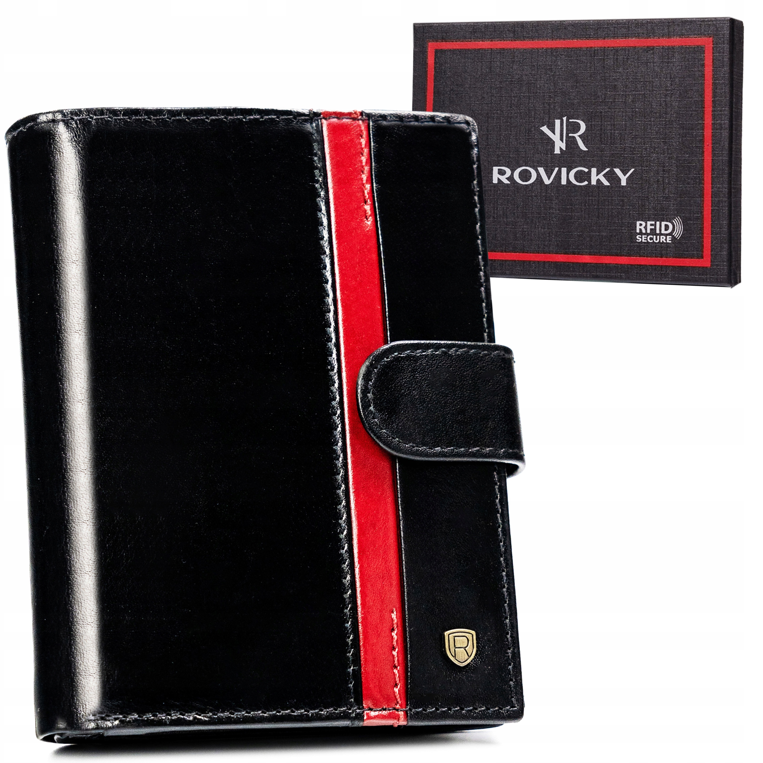 Rovicky pánská kožená obchodní peněženka rozšířená Rfid Stop