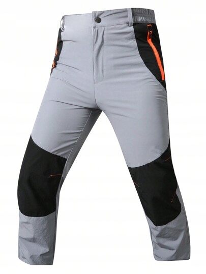 Shein Spodnie Męskie Długie Szare Z Kieszeniami XXL 1DB