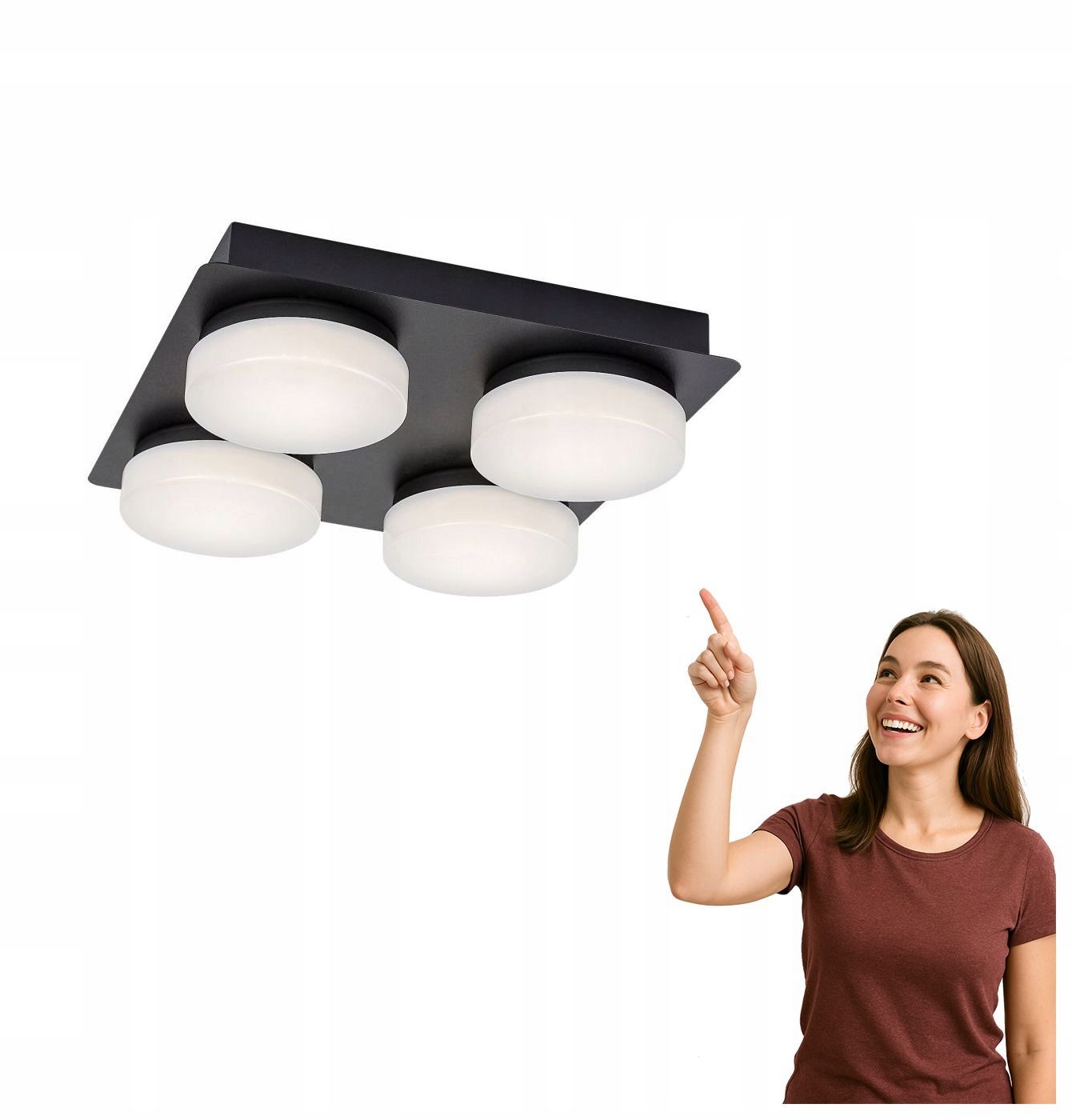 Led stropná lampa do kúpeľne 21W Attichus 75004 Rabalux