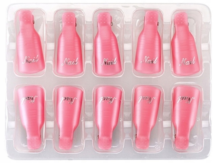 Klipsy Do Ściągania Hybrydy Manicure 10 szt. Kod producenta 00714