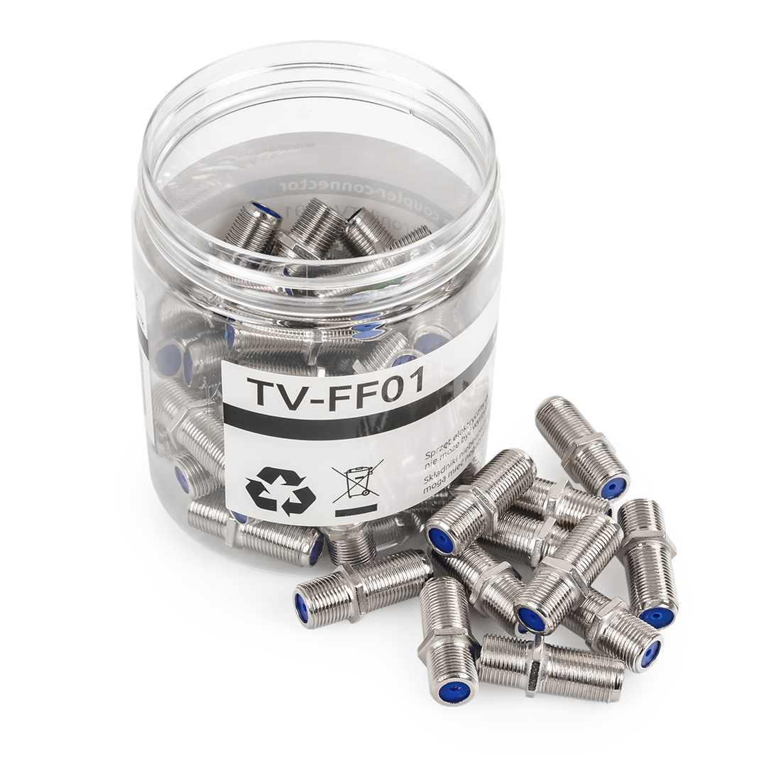 Wtyk Ff beczka Hq Spacetronik TV-FF01 Box 50szt