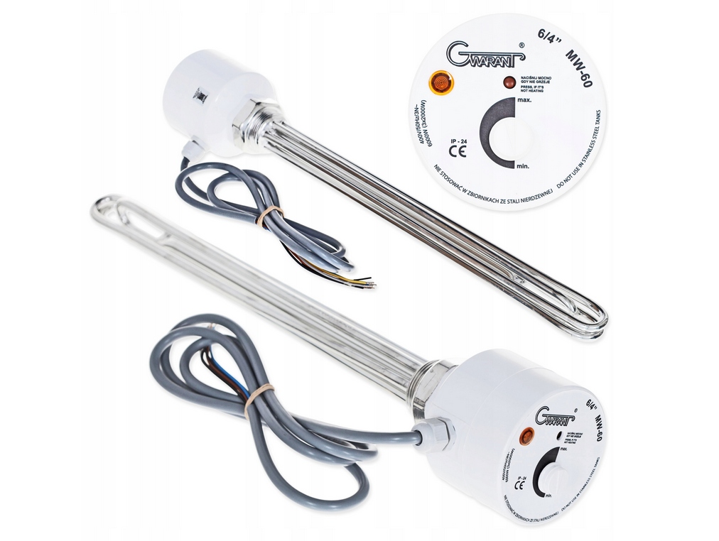 Topítko 6/4" 7,5kW 3-fázové 7500W Termostat Pro Fotovoltaiku