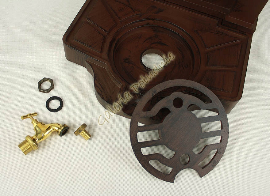 Aluminiowy brązowy zlew ogrodowy z kranem Producent inna