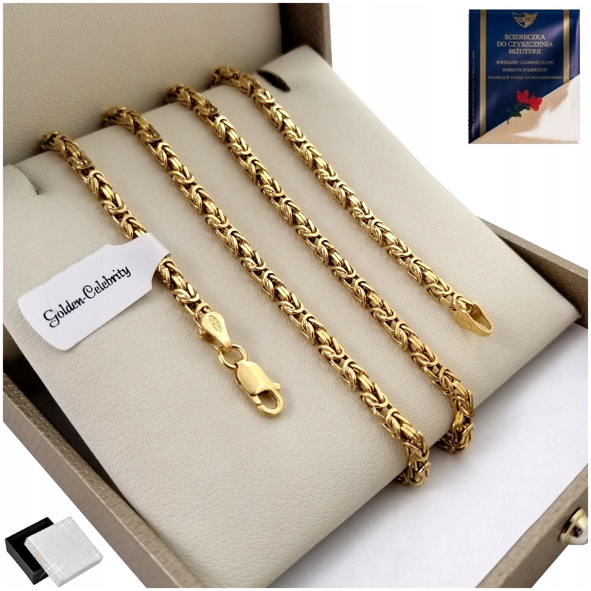 Krásný Zlatý Řetízek Ryzost 925/585 Zlato 14K Pro Maminku Babičky Manželky