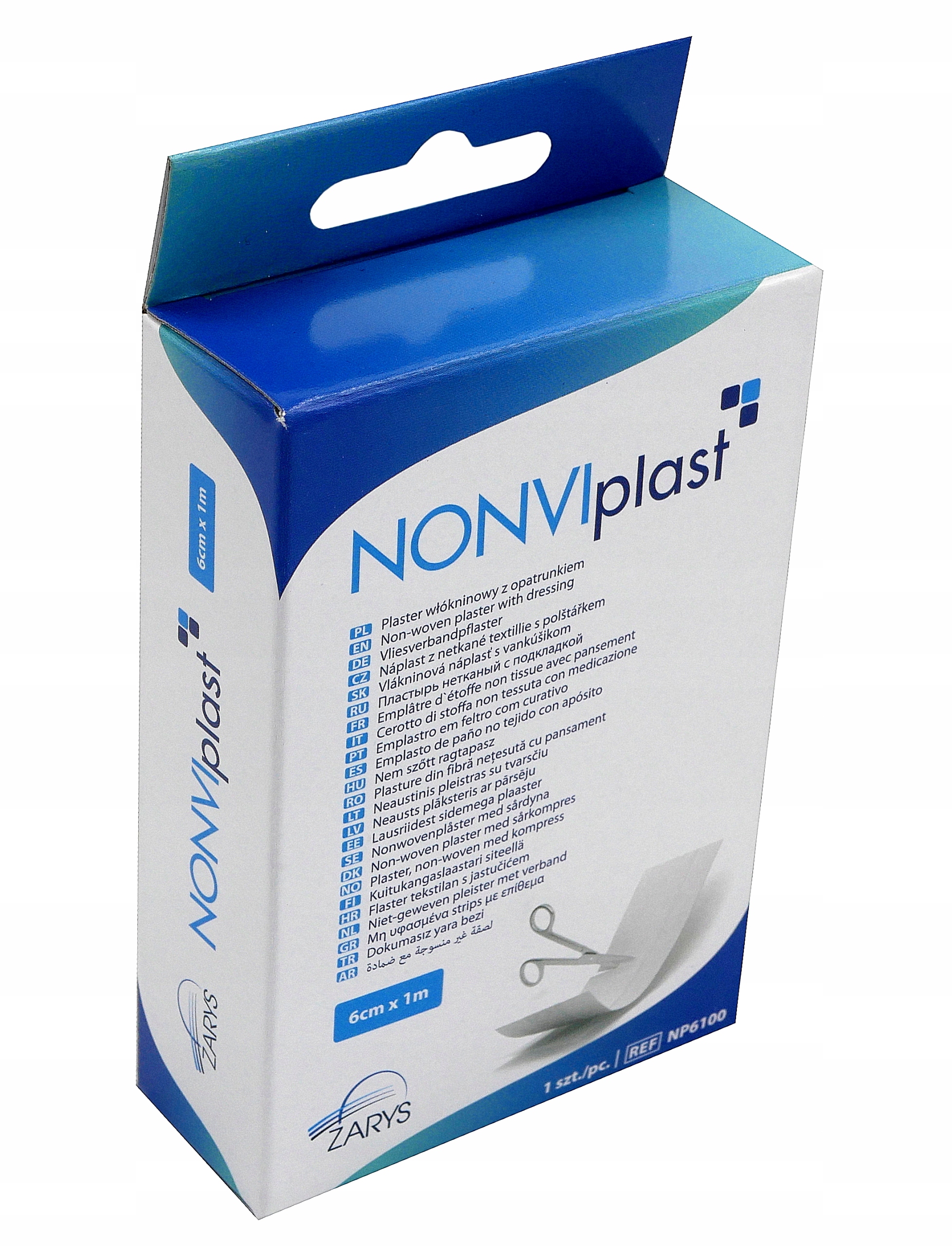 

Plaster włókninowy z opatrunkiem 6 cm x 1 m