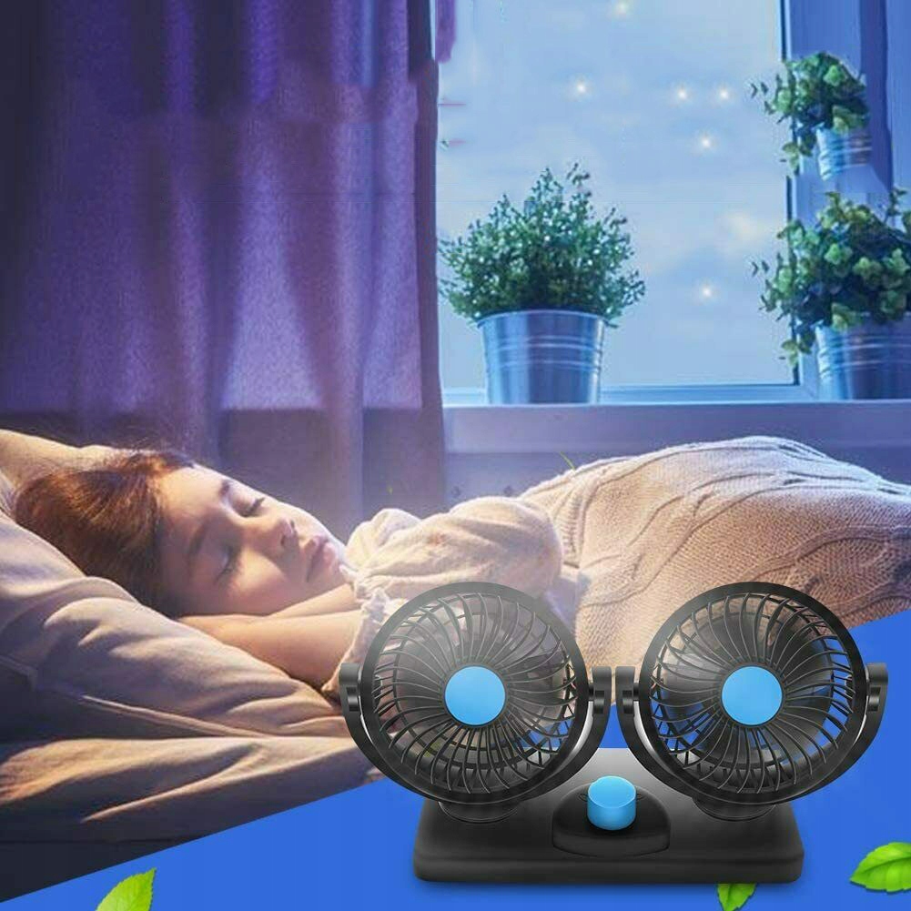 WENTYLATOR SAMOCHODOWY 12V WIATRAK POD ZAPALNICZKĘ MINI WENTYLATOR STOŁOWY Producent inny