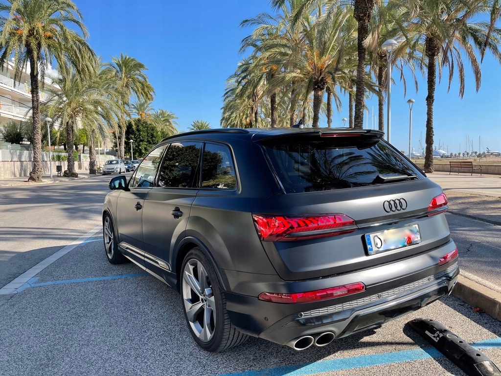 Czarne ringi przód i tył Q7 SQ7 4M ABS Połysk 19-24 r. Marka Audi