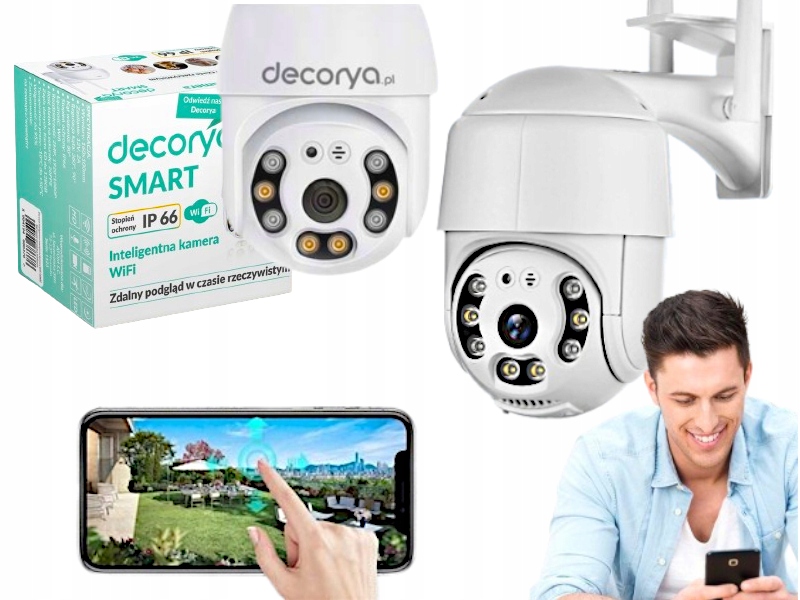 Otočná venkovní WiFi Full Hd Smart kamera do letního altánku