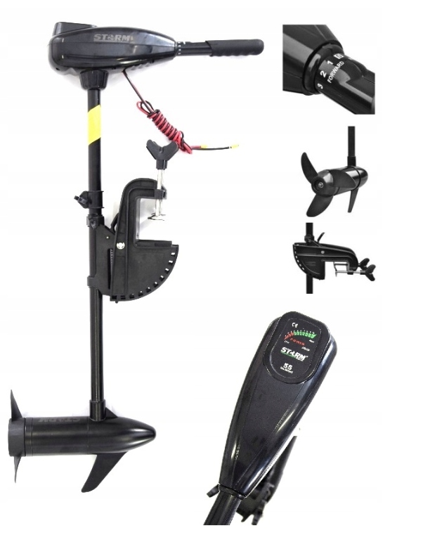 

Silnik Zaburtowy Elektryczny 624W 55LBS 12V Storm