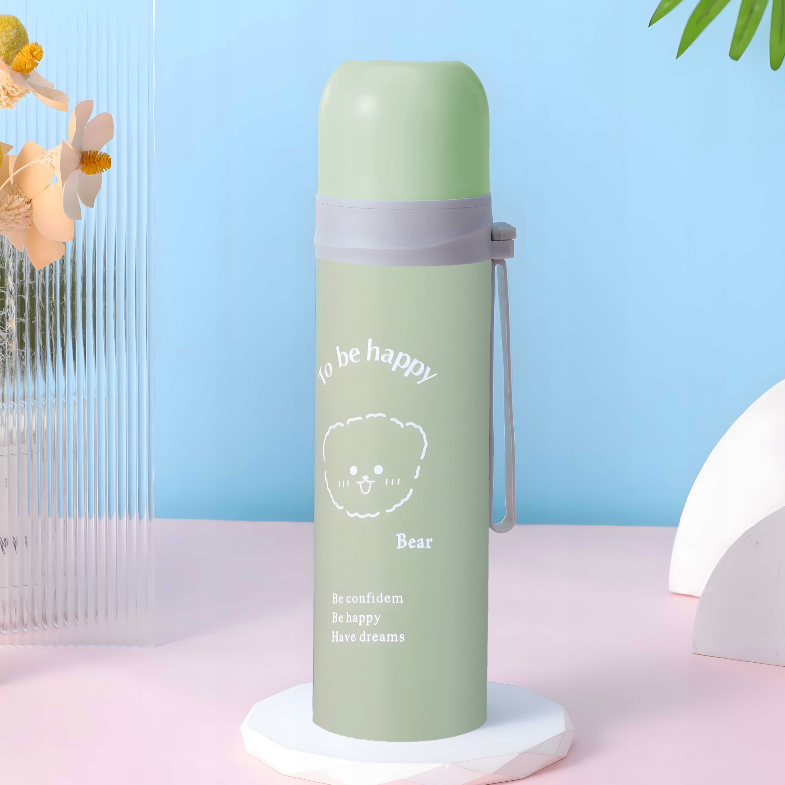 TERMOS STALOWY PRÓŻNIOWY TERMICZNY KUBEK BIDON 500ML 0,5L NA KAWĘ XXL Marka Retoo