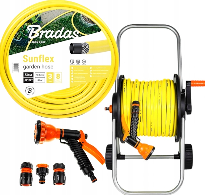 

Wąż Ogrodowy 1/2 50M Bęben Na Wąż Akcesoria