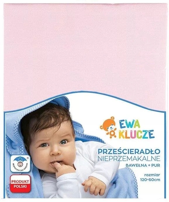 

Prześcieradło Bawełniane Ewa 120x60 Jasny Róż 30