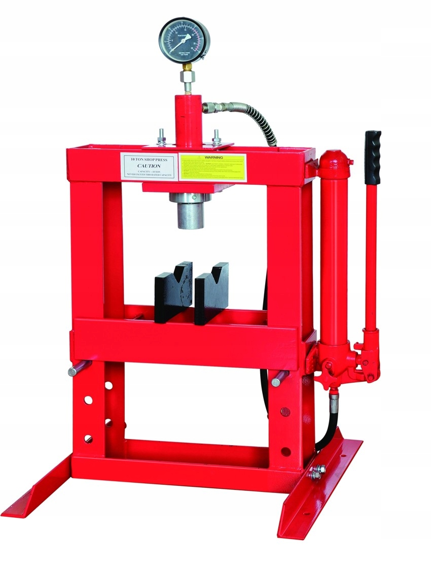 PRASA HYDRAULICZNA Z MANOMETREM 10T