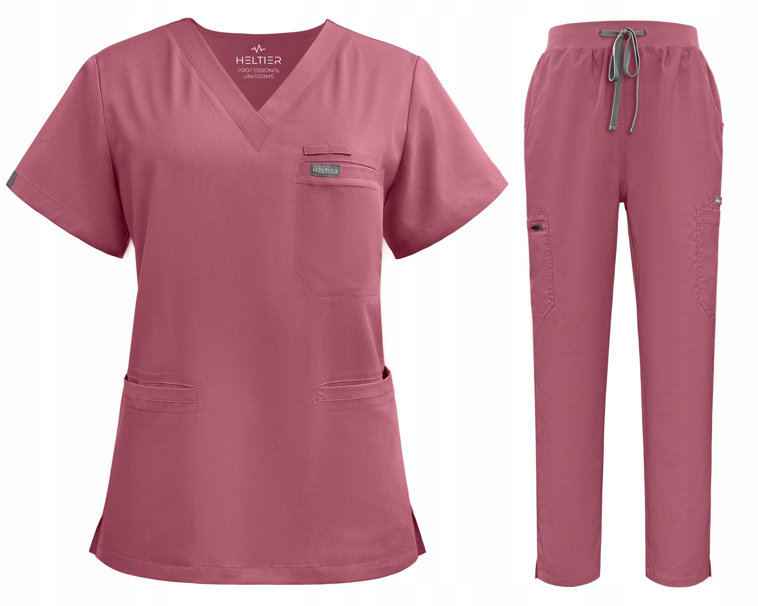 Komplet Medyczny Damski Scrub Model Prescribe Kolor Coral Pink Rozm. M